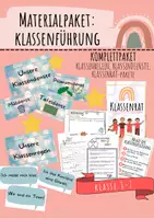 Vorschau - Arbeitsblätter - Komplettpaket Klassenführung: Klassenrat, Regeln und Dienste - Deckblatt