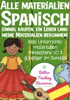 Vorschau - Unterrichtsreihen - SPANISCH Materialpaket - ewig wachsendes Bundle - Deckblatt