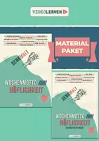 Vorschau - Stundenentwürfe - Materialpaket: HÖFLICHKEIT | Wochenmotto | Stundenentwurf - Deckblatt