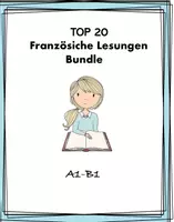Vorschau - Arbeitsblätter - Top 20 Lectures en Français: Lesungen auf Französisch 40% Rabatt! - Deckblatt