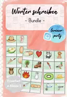 Vorschau - Arbeitsblätter - Bundle: Wörter schreiben - Deckblatt
