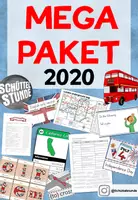 Vorschau - Stundenentwürfe - Komplettpaket: Englischmaterial 2020 - Deckblatt