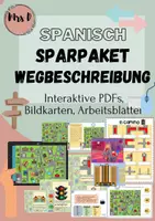 Vorschau - Arbeitsblätter - Sparpaket Wegbeschreibung/Richtungsangaben - Deckblatt