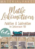 Vorschau - Unterrichtsreihen - Mathe-Lokomotiven Addition und Subtraktion im Zahlenraum 100 - Deckblatt