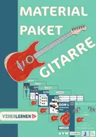 Vorschau - Unterrichtsreihen - Materialpaket GITARRE 🎸 Akkorde Griffe Lieder Arbeitsblätter - Deckblatt