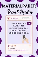 Vorschau - Unterrichtsreihen - Wachsendes Materialpaket: Digital & Social Media Unterrichtsmaterialien - Deckblatt