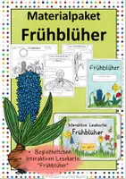 Vorschau - Arbeitsblätter - Materialpaket Frühblüher - Deckblatt