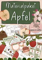 Vorschau - Unterrichtsreihen - Der Apfel - Materialpaket: Bildkarten, Experimente, Arbeitsblätter, Bastelanleitung - Deckblatt