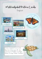 Vorschau - Spiele - Materialpaket: Flashcards Cities of the USA, London & Scotland - Deckblatt