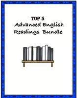 Vorschau - Arbeitsblätter - Advanced English Readings Bundle: Top 5 @30% off! (Englisches Paket) - Deckblatt