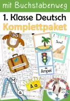 Vorschau - Stundenentwürfe - Wachsendes Komplettpaket 1. Klasse Deutsch - alles für den Schriftspracherwerb - Deckblatt