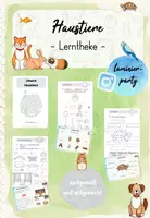 Vorschau - Unterrichtsreihen - Haustiere: Unterrichtsreihe (Kl. 1) - Deckblatt