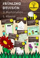 Vorschau - Arbeitsblätter - Großes Materialpaket Frühling 1. Klasse. Lesen und Schreiben - Deckblatt