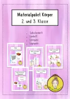 Vorschau - Arbeitsblätter - Großes Materialpaket geometrische Körper für 2. und 3. Klasse - Deckblatt