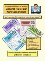 Vorschau - Stundenentwürfe - Nie wieder keine Ahnung: Malerei, Fragenblätter-Bundle zu allen 4 Teilen - Deckblatt