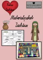 Vorschau - Arbeitsblätter - Materialpaket ZACHÄUS - mit allen Materialien! - Deckblatt