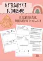 Vorschau - Stundenentwürfe - Materialpaket: Buddhimus Oberstufe Weltreligionen - Deckblatt