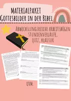 Vorschau - Stundenentwürfe - Materialpaket: Gottesbilder in der Bibel Oberstufe - Deckblatt