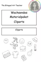 Vorschau - Mal- und Bastelvorlagen - Wachsendes Materialpaket Cliparts / Ausmalbilder - Deckblatt