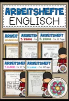 Vorschau - Arbeitsblätter - Arbeitshefte ENGLISCH für das Homeschooling (4.-8. Klasse) - BUNDLE - Deckblatt