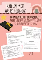 Vorschau - Stundenentwürfe - Materialpaket: Was ist Religion? Religiöse Phänomene - Deckblatt