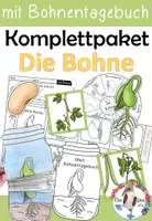 Vorschau - Arbeitsblätter - Die Bohne - Komplettpaket inklusive Bohnentagebuch, Lernwerkstatt und Bildkarten - Deckblatt