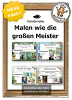 Vorschau - Unterrichtsreihen - Malen wie die großen Meister - Deckblatt
