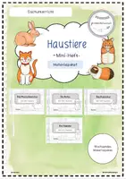 Vorschau - Unterrichtsreihen - Materialpaket - Haustiere Klasse 2/3 - Deckblatt