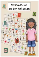 Vorschau - Stationenlernen - MEGA-Paket zu den Anlauten (ABC-Lehrgang) - Deckblatt