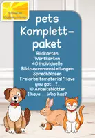 Vorschau - Spiele - Pets Komplettpaket Materialpaket Haustiere Englisch - Deckblatt