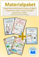 Vorschau - Spiele - Escape Room Breakout zum Ausdrucken Weihnachten, Ostern, Allgemein; digital Weihnachten und Ostern - Deckblatt