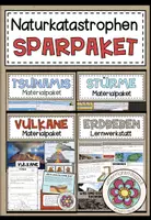 Vorschau - Stundenentwürfe - Naturkatastrophen - SPARPAKET - Deckblatt