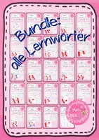 Vorschau - Arbeitsblätter - Lernwörter üben - alle Lernwörter für die 1. Klasse im Bundle - Deckblatt