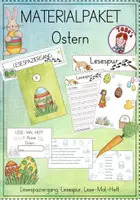 Vorschau - Stationenlernen - Materialpaket Ostern - Deckblatt