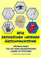 Vorschau - Stundenentwürfe - Unsere Sinne - Ein Materialpaket zum Experimentieren rund um das Thema Geschmackssinn - Deckblatt