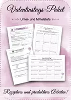 Vorschau - Arbeitsblätter - Valentinstags-Paket ● Englisch Unter- und Mittelstufe - Deckblatt