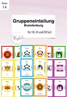 Vorschau - Anderer Materialtyp - Gruppeneinteilung Brandenburg-Version für 18, 24 und 28 SuS - Deckblatt