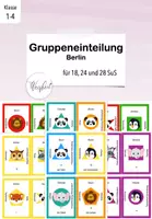Vorschau - Anderer Materialtyp - Gruppeneinteilung Berlin-Version für 18, 24 und 28 SuS - Deckblatt