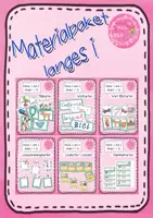 Vorschau - Stationenlernen - Buchstabeneinführung langes i / ie Materialpaket - 1. Klasse - Deckblatt