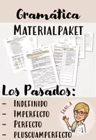 Vorschau - Arbeitsblätter - Materialpaket: los pasados - Deckblatt