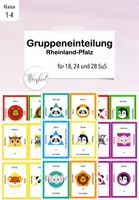 Vorschau - Anderer Materialtyp - Gruppeneinteilung Rheinland-Pfalz-Version für 18, 24 und 28 SuS - Deckblatt