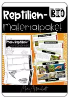 Vorschau - Arbeitsblätter - Materialpaket Reptilien - Deckblatt