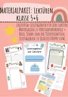 Vorschau - Unterrichtsreihen - Materialpaket: Lektüren 5./6. Klasse Allrounder - Deckblatt