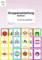 Vorschau - Anderer Materialtyp - Gruppeneinteilung Sachsen-Version für 18, 24 und 28 SuS - Deckblatt