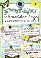 Vorschau - Unterrichtsreihen - Wachsendes SPARPAKET Schmetterlinge - Deckblatt