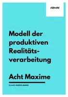 Vorschau - Arbeitsblätter - Acht Maxime nach Klaus Hurrelmann - Arbeitsblätter mit Videos (Modell der produktiven Reaitätsverarbeitung) - Deckblatt