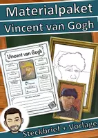 Vorschau - Unterrichtsreihen - Materialpaket Vincent van Gogh (Impressionismus) - Deckblatt