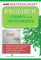 Vorschau - Stationenlernen - Englisch: Verben und Zeitformen - Materialpaket Übungskarten - Deckblatt