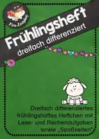 Vorschau - Arbeitsblätter - Frühlingshefte-differenziert - Deckblatt