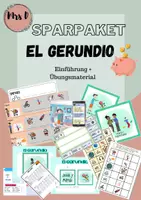 Vorschau - Arbeitsblätter - Sparkpaket Gerundio (Grammtik + Wortschatz) - Deckblatt